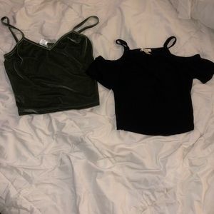 2 TILLY’S CROP TOPS